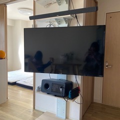 突っ張りテレビラックの画像