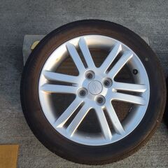 ダイハツ純正アルミ１５インチ　１６５/５５　Ｒ１５タイヤ　４本セットの画像