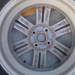 ダイハツ純正アルミ１５インチ　１６５/５５　Ｒ１５タイヤ　４本セットの画像