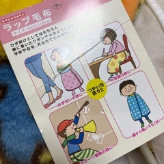 ラップ毛布　ミニオンの画像