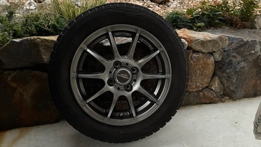 お取引決定いたしました◎【4本セット】スタッドレスタイヤ（ホイール付き）中古　ダンロップ　ウィンターマックス