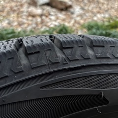 【4本セット】スタッドレスタイヤ（ホイール付き）中古　ダンロップ　ウィンターマックスの画像