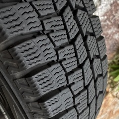 【4本セット】スタッドレスタイヤ（ホイール付き）中古　ダンロップ　ウィンターマックスの画像