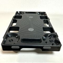 ナンシン 平台車 連結 9台 セット 120kg 42×28cm 自在 静音 ナイロン キャスター 樹脂 ドーリー ホームキャリー スタッキング PD-403-2SN yの画像