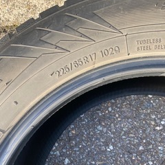 CX-5 CX-8 CR-V  225/65R17 スタッドレスタイヤ 4本 TOYO TRANPATH TX バリ山 2019年製の画像