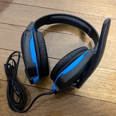 美品　 CYBERゲーミングヘッドセットライトブルー CYBERコンパクトUSBキーボード　　 の画像