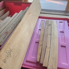 端材　無垢フローリングサンプル　ベニアなどの画像