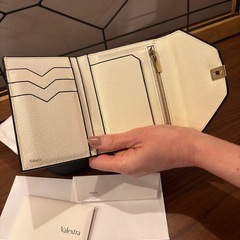 【美品】　Valextra ヴァレクストラ イジィデ 三つ折り財布の画像