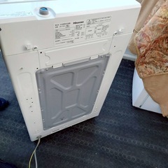 【美品】ハイセンス 4.5kg 洗濯機 風乾燥 2018年製 全国送料無料の画像