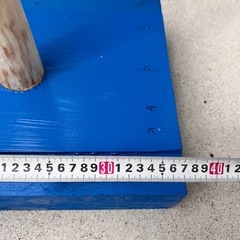 ビーチ看板　青の画像