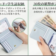 本革ミニ財布 黒の画像