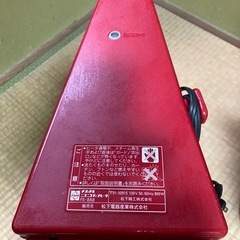 ★返品保証付き【ナショナル製】電気ヒーター　転倒停止、加湿スチーム機能付き の画像