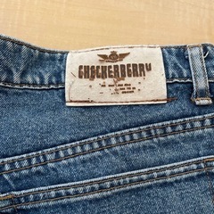 90年代　デニム　チェッカーベリー　ビックジョンの画像