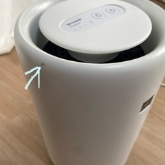 【美品】2021年製 シャープSHARP空気清浄機FU-NC01-Wの画像