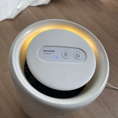 【美品】2021年製 シャープSHARP空気清浄機FU-NC01-Wの画像