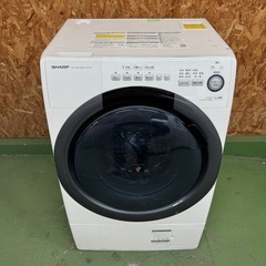 306 送料設置無料　SHARP　ドラム式洗濯機　7㌔　乾燥機能付きの画像