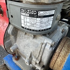 MEIHO RM-60 プレートコンパクター ランマー エンジンプレート エンジン転圧 転圧機 ロビン EY15 実働の画像