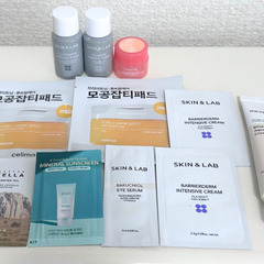 韓国スキンケアアイテムの画像