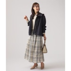チェックフレアスカートの画像