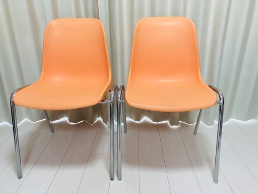 ④MOD ELENAモッドエレナ スタッキングチェア 2脚　イタリア