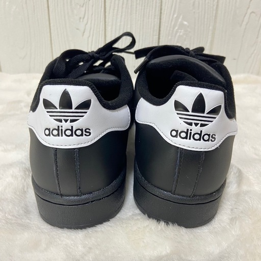 極美品⭐️adidas Superstarブラック/ホワイトスニーカー未使用に近い
