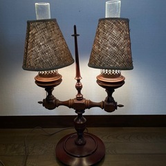 アンテーク照明スタンドの画像