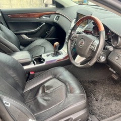 広島市発  人気の黒  車検R9/3  キャデラック  CTS  ブラック  3000cc スマートキー×2 走行59000キロの画像