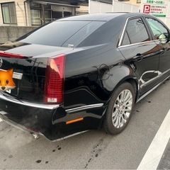広島市発  人気の黒  車検R9/3  キャデラック  CTS  ブラック  3000cc スマートキー×2 走行59000キロの画像