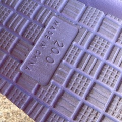 サンダル／ラベンダー/サイズ20の画像