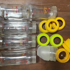 哺乳瓶　消毒済の画像