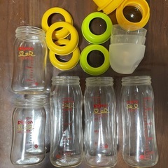 哺乳瓶　消毒済の画像