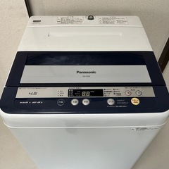 Panasonic 洗濯機 4.5kg  2013年製 の画像