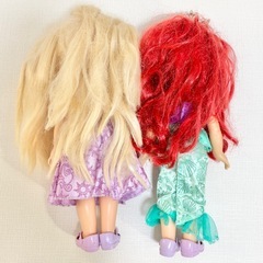 ラプンツェル・アリエル 人形セットの画像