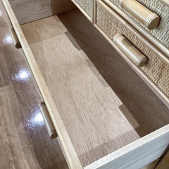 ラタン風チェスト【町田市再生家具】252356の画像