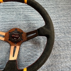 depoレーシング　ステアリング　　程度悪の画像