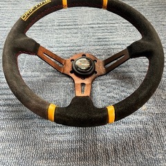 depoレーシング　ステアリング　　程度悪の画像