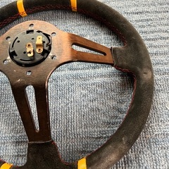 depoレーシング　ステアリング　　程度悪の画像