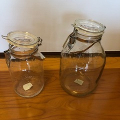 締切あり　取手付き保存瓶🫙密封　小の画像