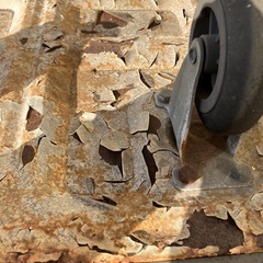 引渡者決定済み　あげます　折りたたみ台車(古い)の画像