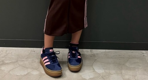 adidas ネイビー ピンク/ガゼル ボールド / Gazelle Bold