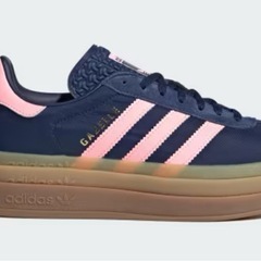 adidas ネイビー ピンク/ガゼル ボールド / Gazelle Boldの画像
