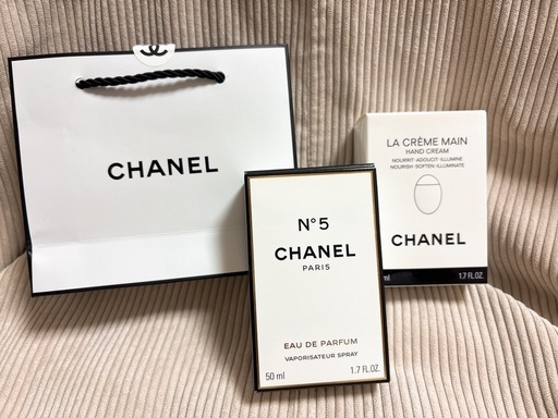 2点CHANEL No.5香水+ハンドクリーム