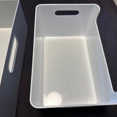 【三軒茶屋で引き渡し】無印良品 × ニトリ 収納ボックス 2個セットの画像