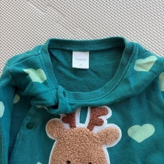 futafuta クリスマス　トナカイ　70　ロンパースの画像