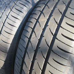 TOYOタイヤ製165/70R13 ホイール付き中古4本組の画像