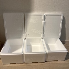 発泡スチロールの箱　5個！　🤗　（決まりました！）　の画像