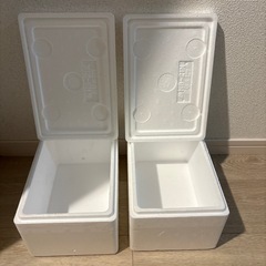  発泡スチロールの箱　5個！　🤗　（決まりました！）　の画像