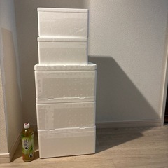 発泡スチロールの箱　5個！　🤗　