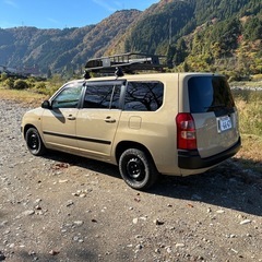 走行少なめ！平成20年サクシード流行りカスタム！絶好調！4ナンバー2WDの画像