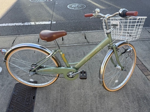 ★☆★自転車 ２４インチ 女児向け キー ライト付き